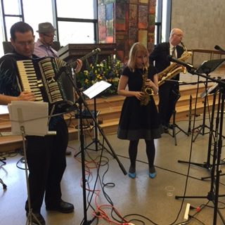 ChickenFat Klezmer playing a Bar Mitzvah
