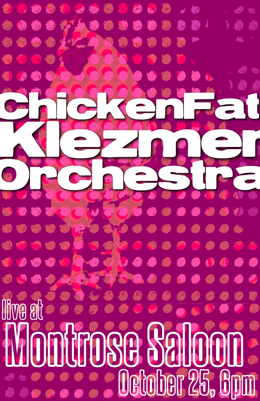 ChickenFat Klezmer Orchestra live at Montrose Saloon in Chicago, October 25, 2026, 6pm